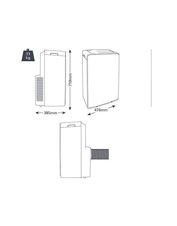 Mobilais kondicionētājs Aspen Pumps AX3007/1