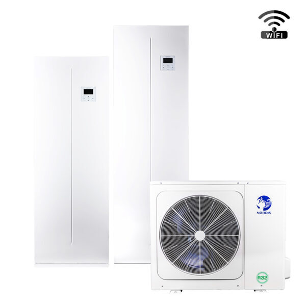 NORDIS OPTIMUS PRO Split gaiss-ūdens siltumsūknis 6kW ar karstā ūdens tvertni (HOP6WODU/HOP100/190IDU3) - Image 2