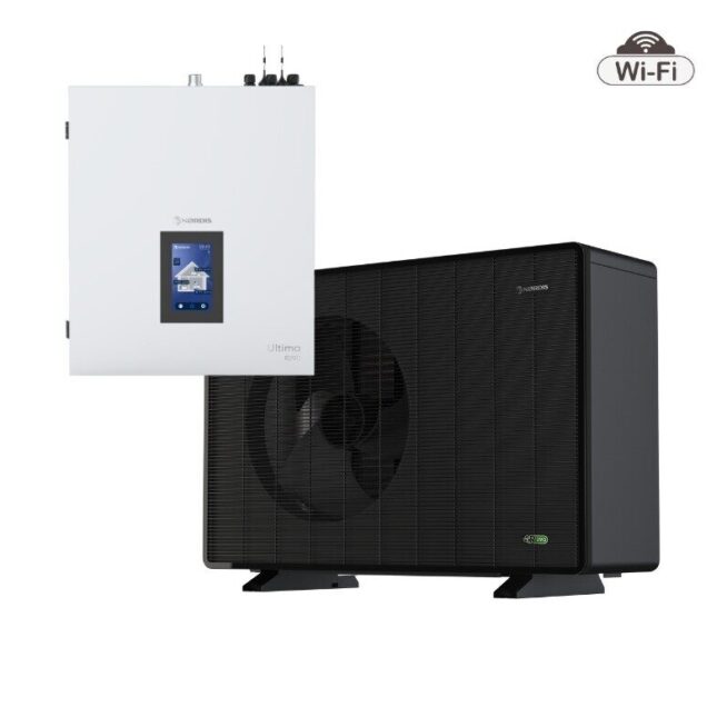 Nordis Ultima 12kW R290 gaiss-ūdens siltumsūknis HLT12MONO-S / HLT-9-3S