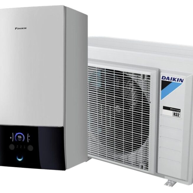 Daikin gaiss ūdens siltumsūknis EHBX 4kW ar atdalītu hidro moduli (tens 6kW)(Apkure un dzesēšana)