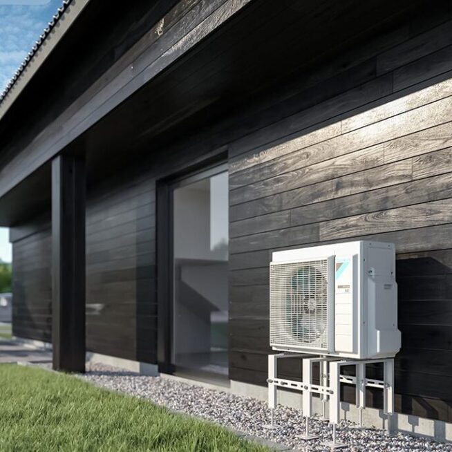 Daikin gaiss ūdens siltumsūknis EVBX 8kw ar integrētu karstā ūdens tvertni 230L (tens 6kW) (Apkure un dzesēšana) - Image 4