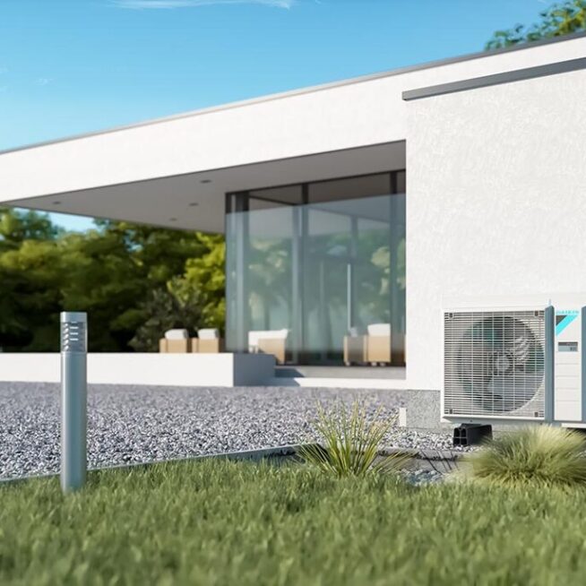 Daikin gaiss ūdens siltumsūknis EVBX 6kw ar integrētu karstā ūdens tvertni 230L (tens 6kW) (Apkure un dzesēšana) - Image 5