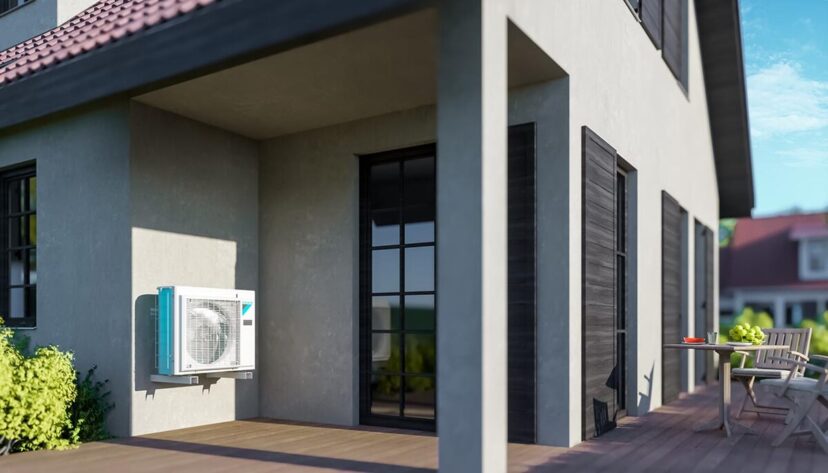 Daikin gaiss ūdens siltumsūknis EHBX 6kw ar atdalītu hidro moduli(tens 9kW) (Apkure un dzesēšana)