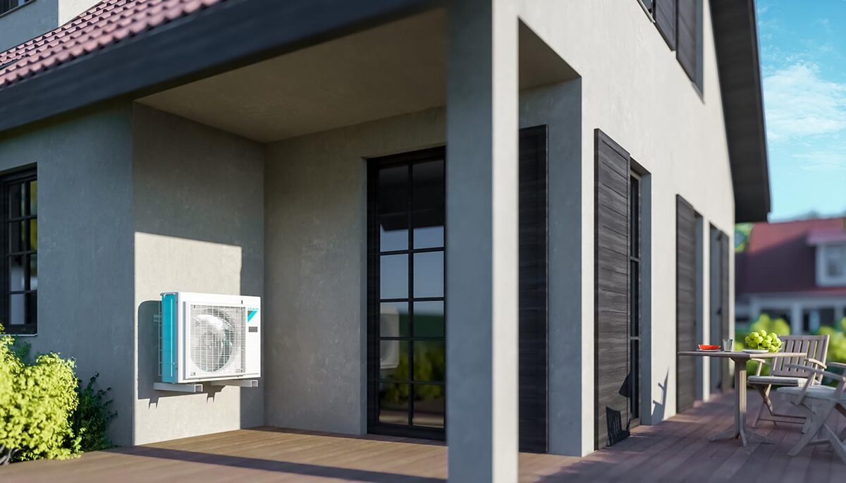 Daikin gaiss ūdens siltumsūknis EVBX 4kw ar integrētu karstā ūdens tvertni 230L (tens 6kW) (Apkure un dzesēšana) - Image 4