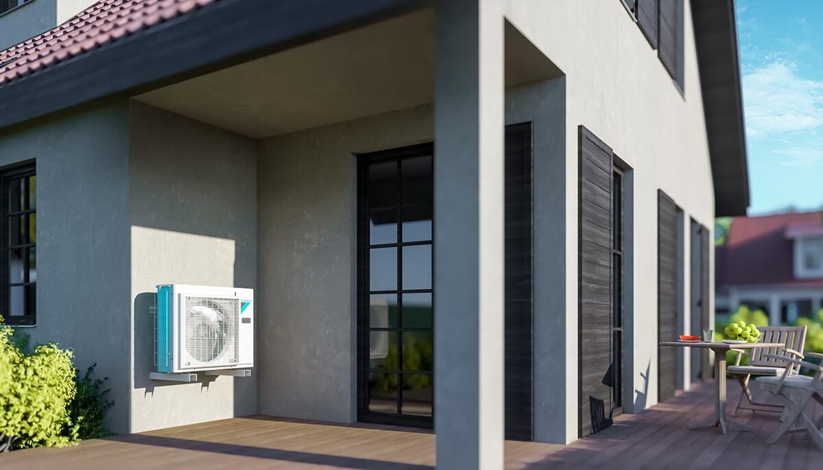 Daikin gaiss ūdens siltumsūknis EVBX 8kw ar integrētu karstā ūdens tvertni 180L (tens 6kW) (Apkure un dzesēšana) - Image 6