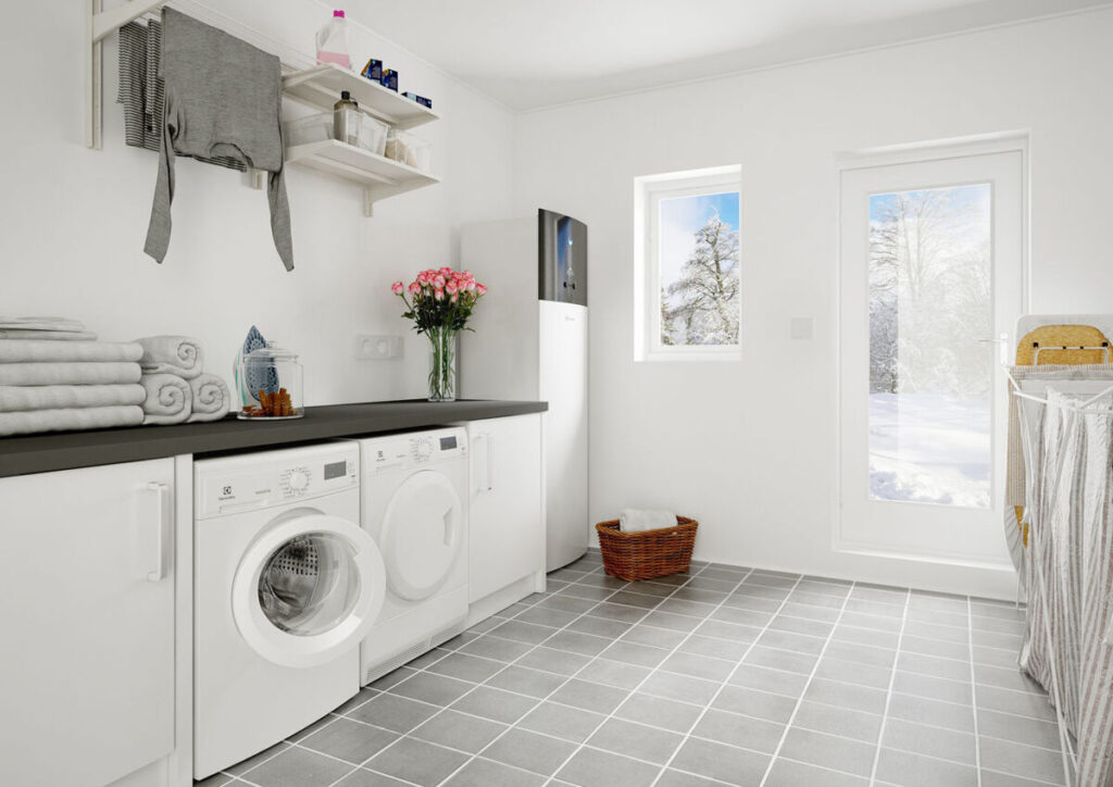 Daikin augstās temperatūras Gaiss – Ūdens siltumsūknis 12kW ar integrēto karstā ūdens tvertni 180L Altherma 3 H MT (tens 9kW) (Apkure un dzesēšana)