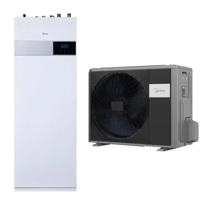 Midea M-Thermal 10kW ar iebuvētu karstā ūdens tvertni 190L MHA- V10W/D2N8-B2