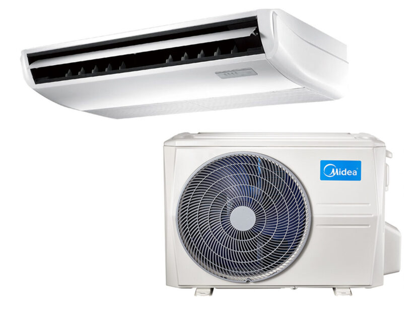 Midea Sienas-griestu kondicionieris MUE-24HRFNX-QRD0W(GA) + MOX430U-24HFN8-QRD1W(GA)