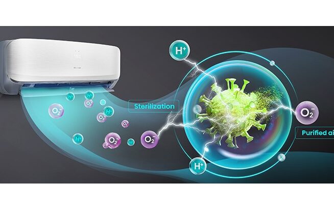 Hisense Fresh Air 3,5 kW kondicionieris ar HEPA filtru un CO₂ sensoru