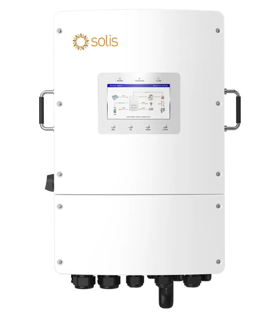 Solis 12kW Low Voltage hibrīdais invertors saules paneļu sistēmai