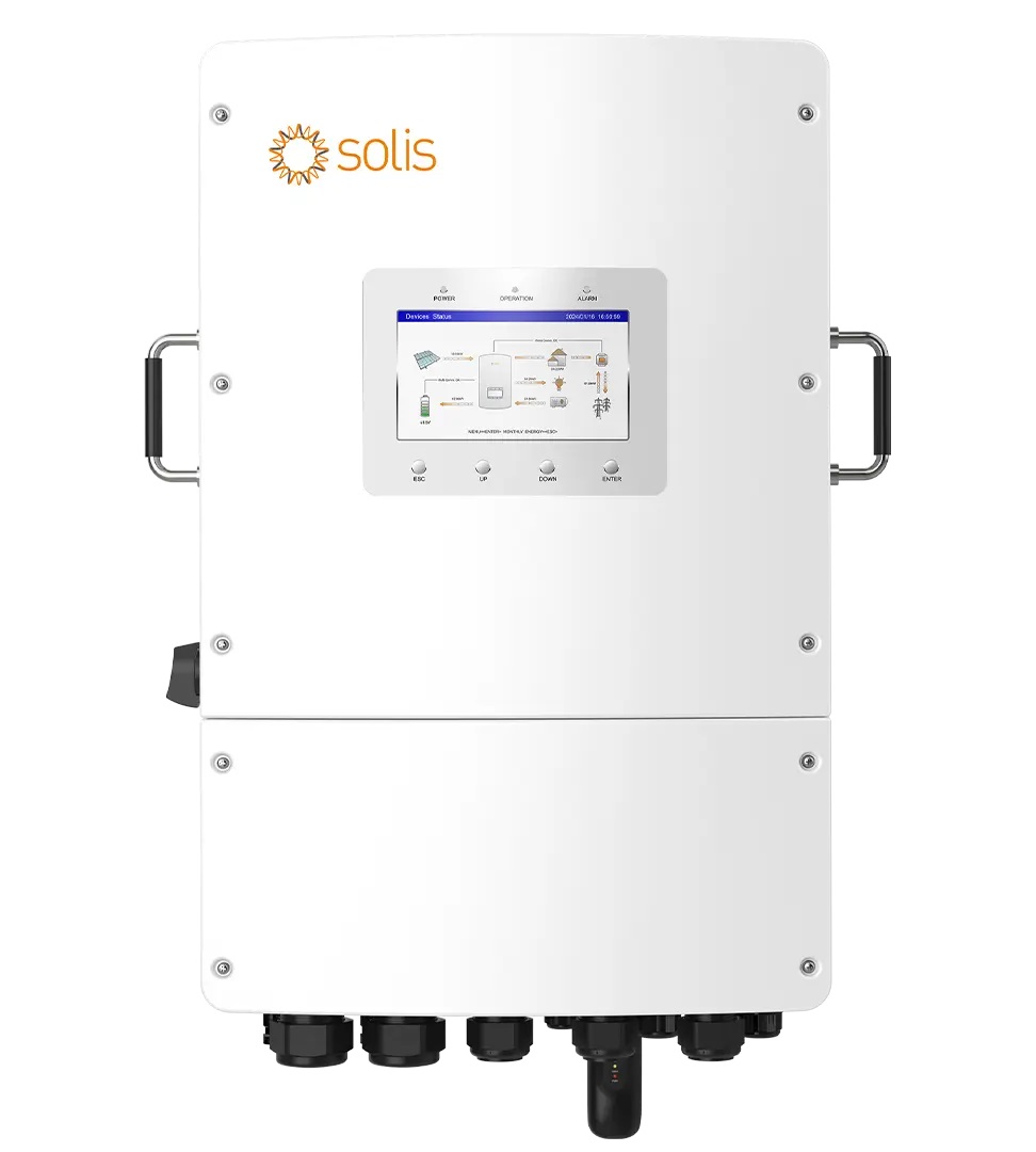 Solis 12kW Low Voltage hibrīdais invertors saules paneļu sistēmai
